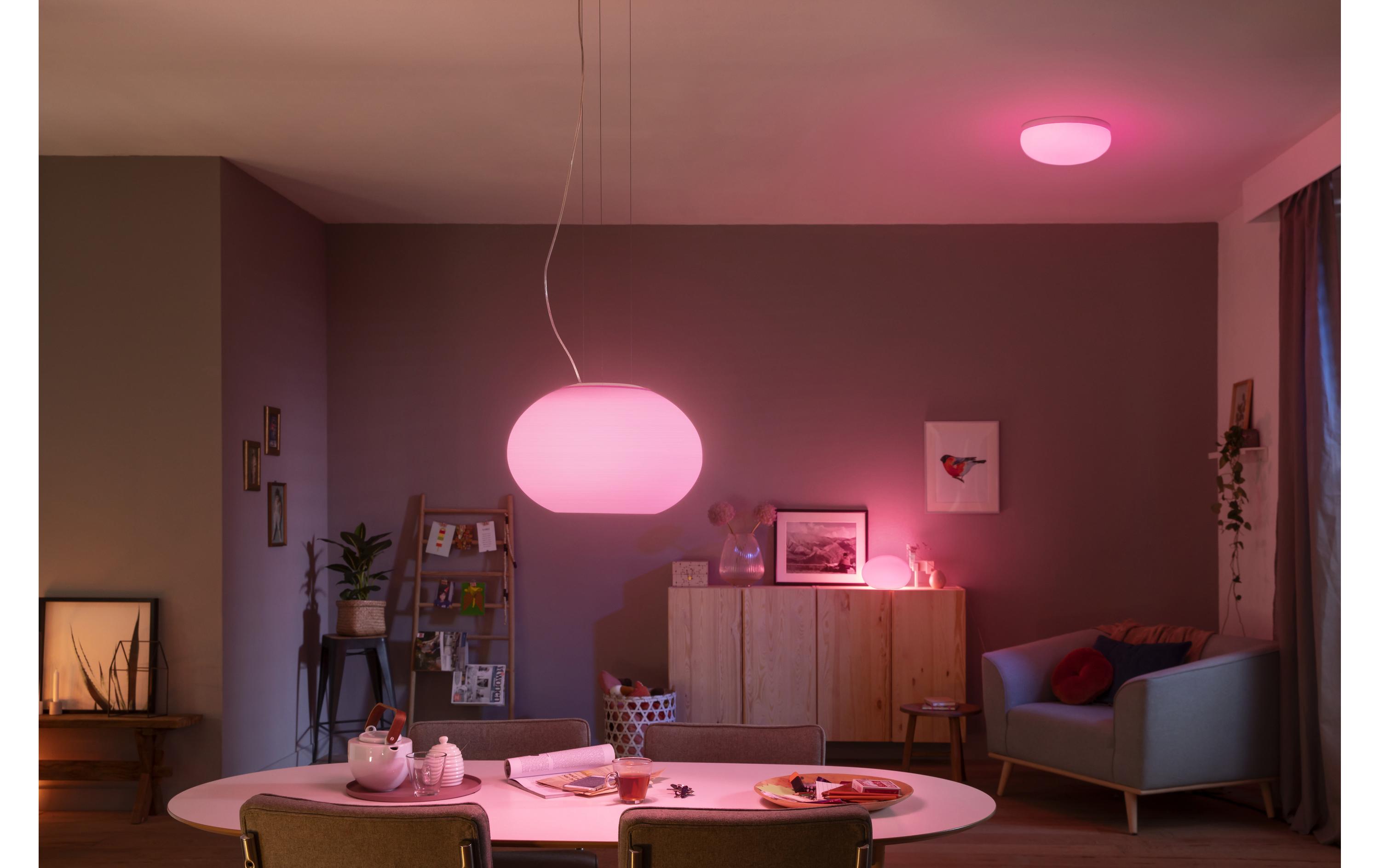 White & Color Ambiance Flourish Pendelleuchte Weiss<br>Pendelleuchte mit integriertem LED Modul