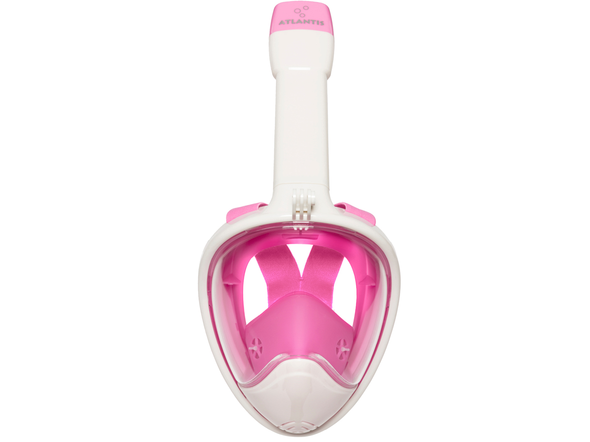 Atlantis 2.0 Wit S/M Volwassenen Snorkelmasker - Pink