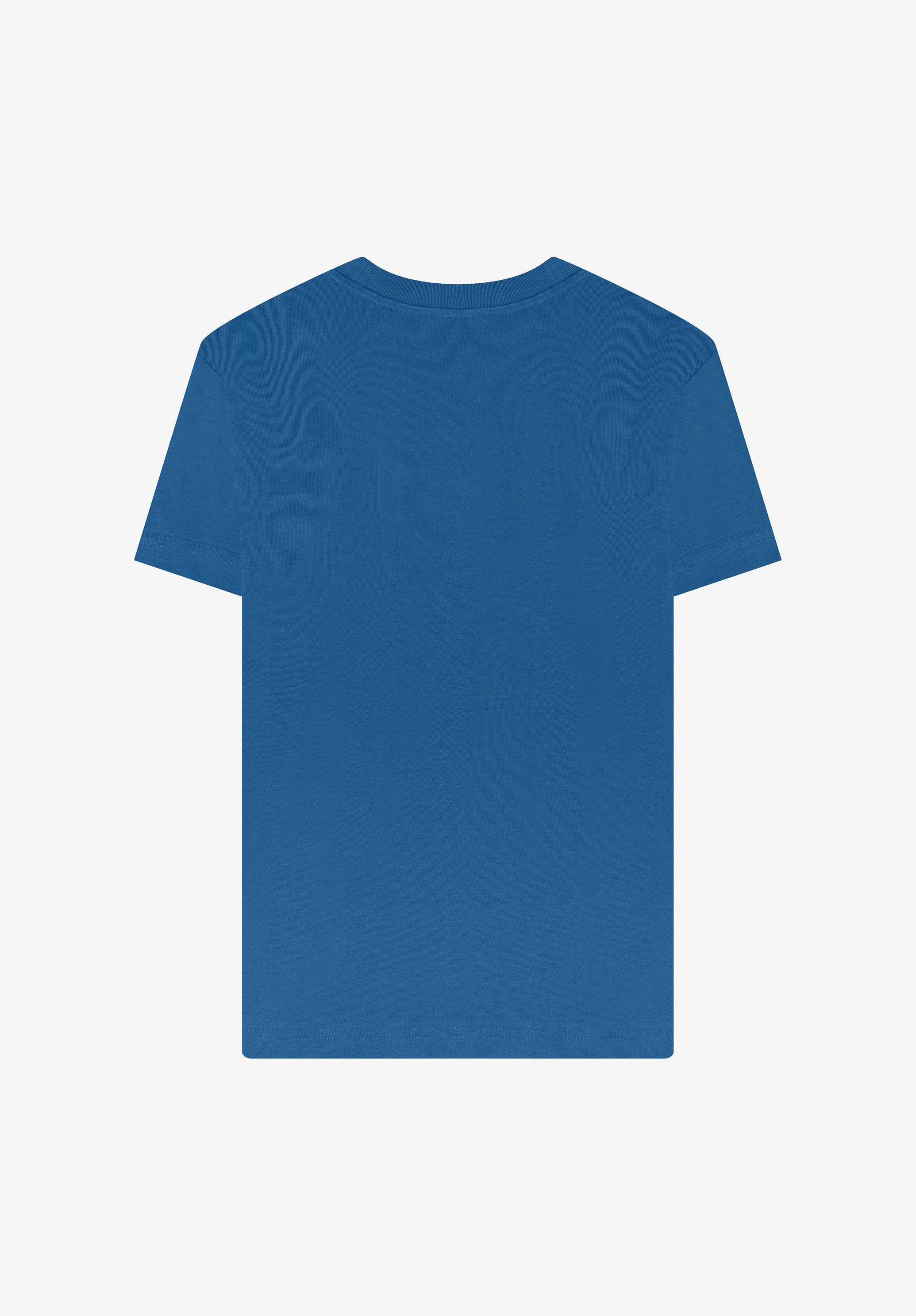 t-shirt standard grand vpc GOTS - Bleu/ecru