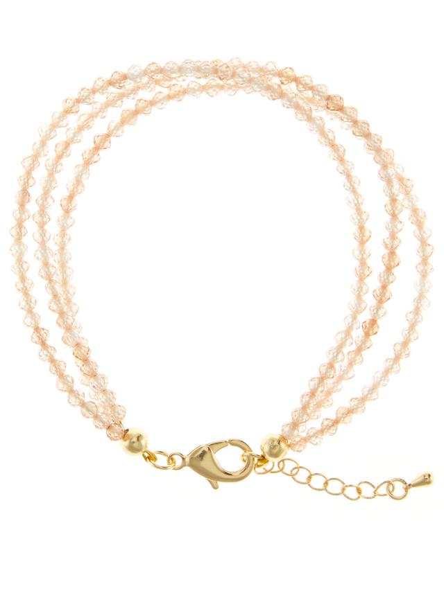 Star-Armband, Zirkonia, 3-reihig