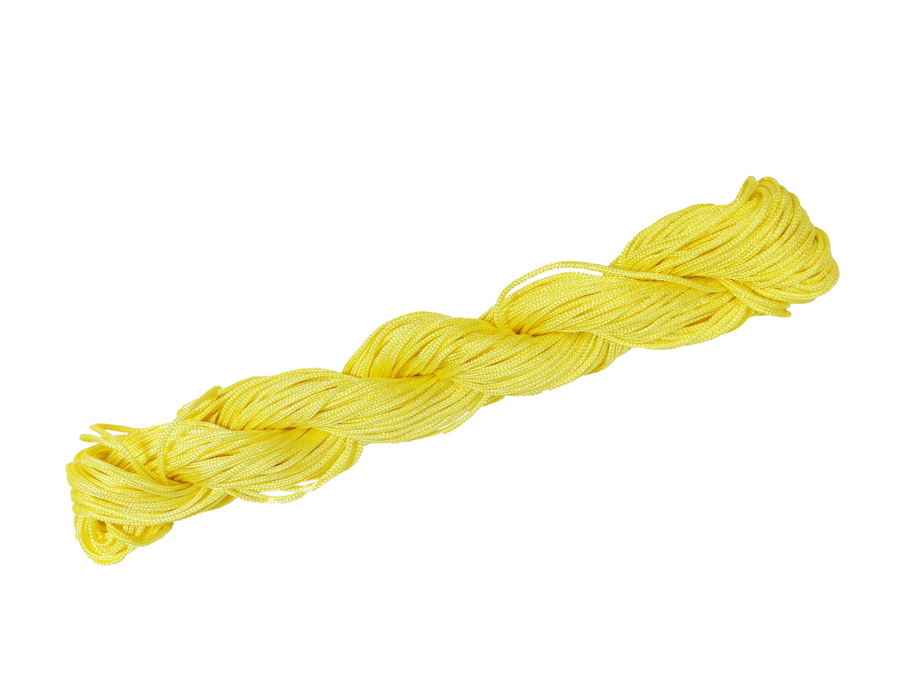 Nylonschnur 25 m gelb