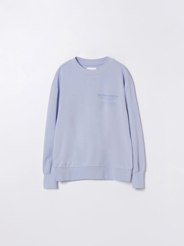 Conjunto de 2 Moletons Combinando - Azul Claro