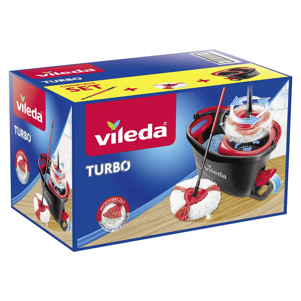 Turbo Mop Set Vileda blau,rot