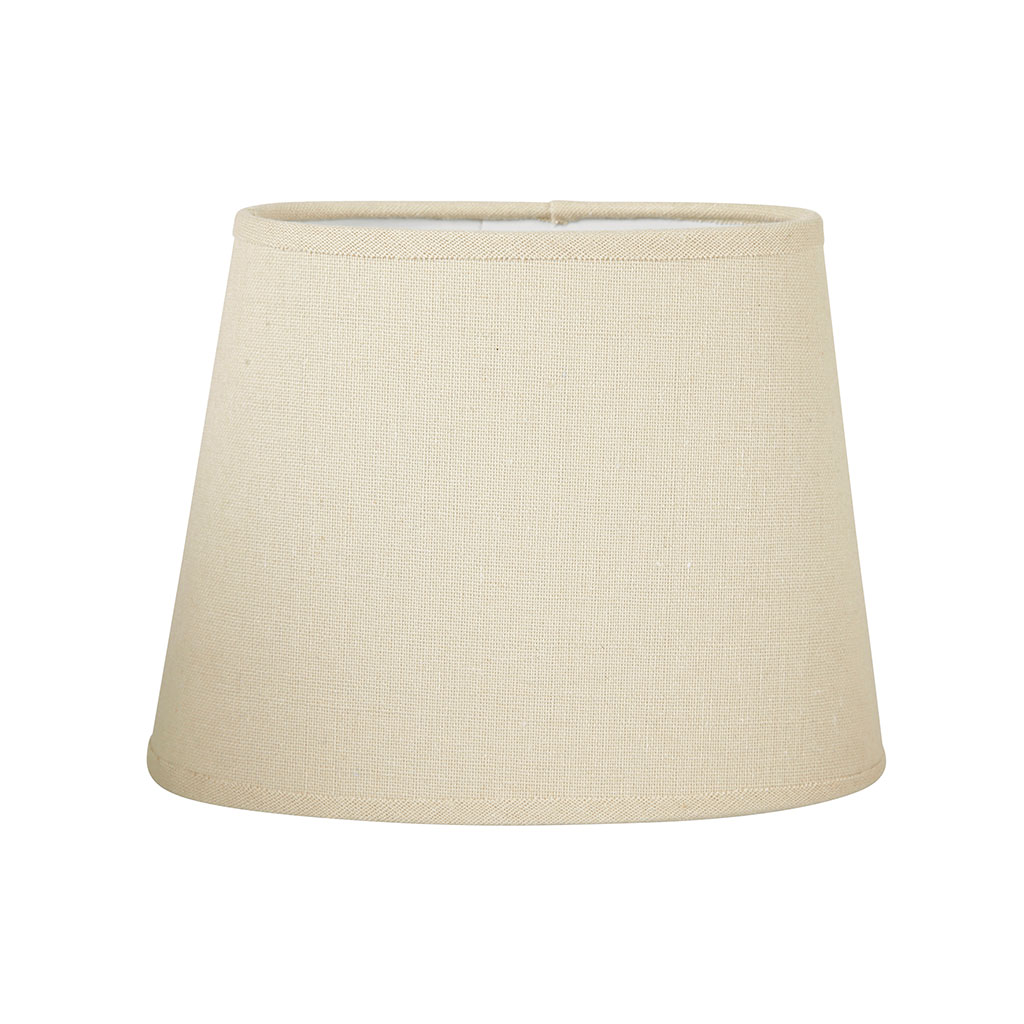Abat-jour ovale lin D 20cm