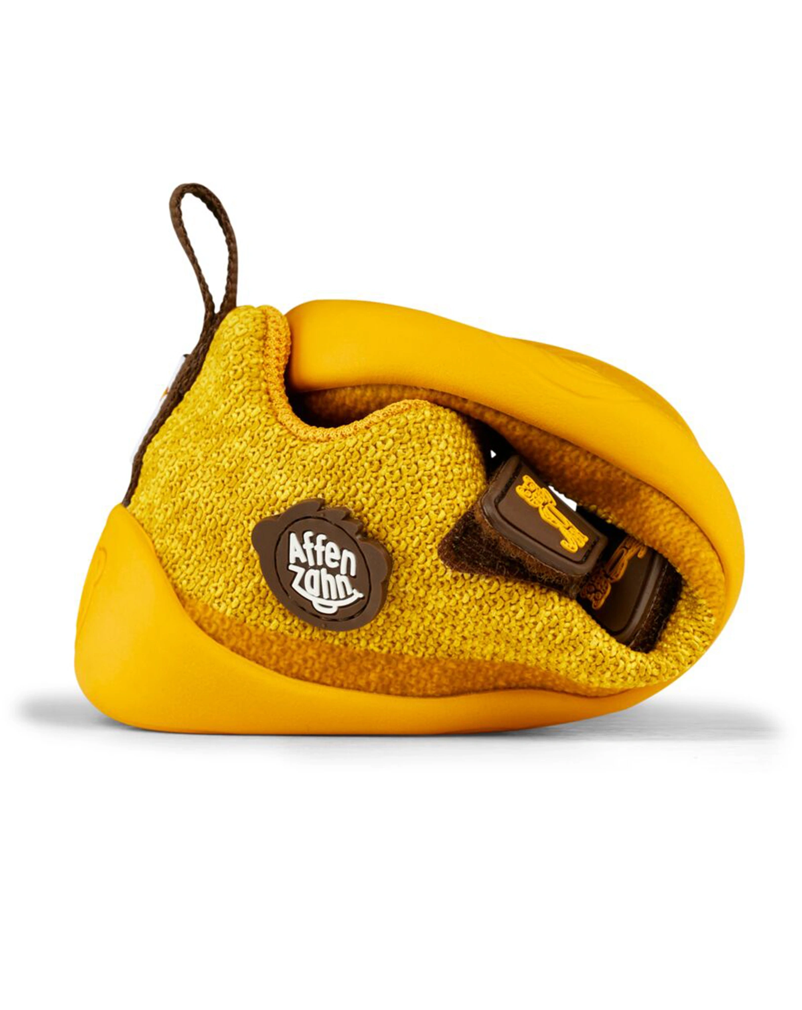Strick-Halbschuhe HAPPY TIGER in gelb