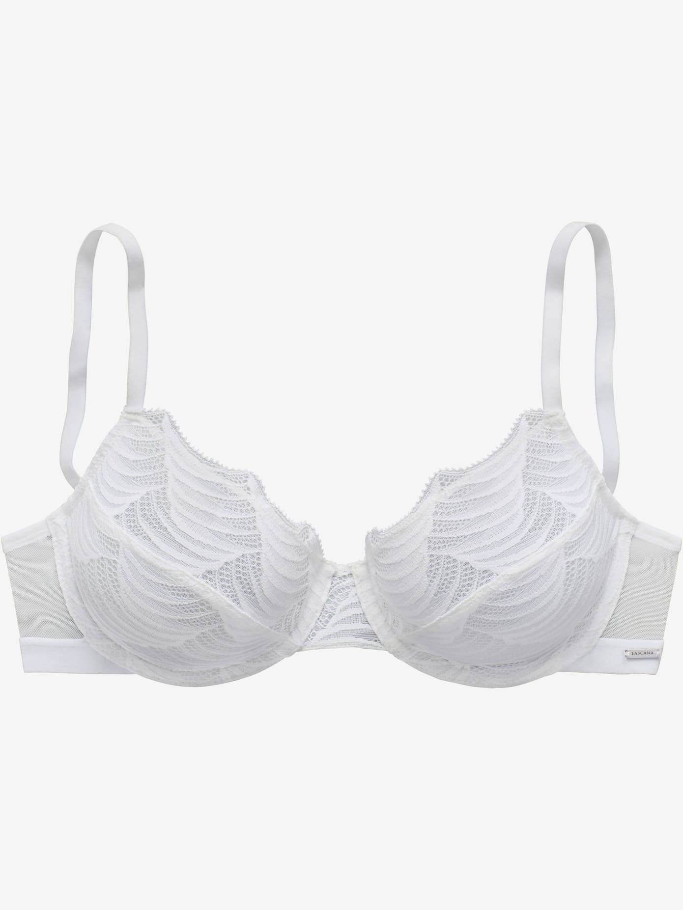Soutien-gorge à armatures tendance en dentelle graphique extravagante