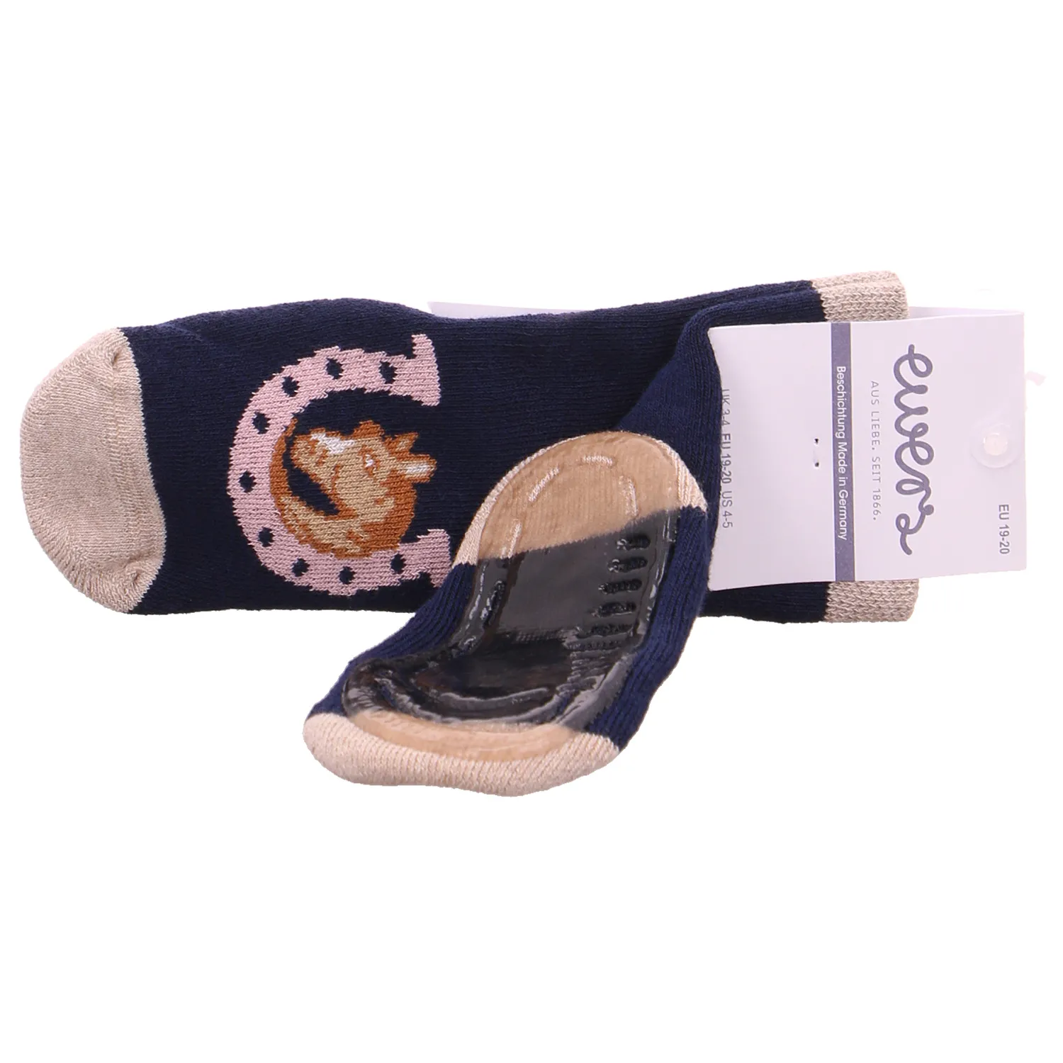 EWERS Antirutsch-Socken Navy Textil
