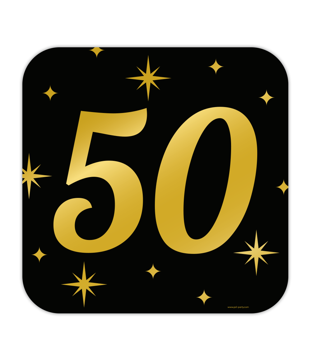 Deurbord 50 Jaar 50cm