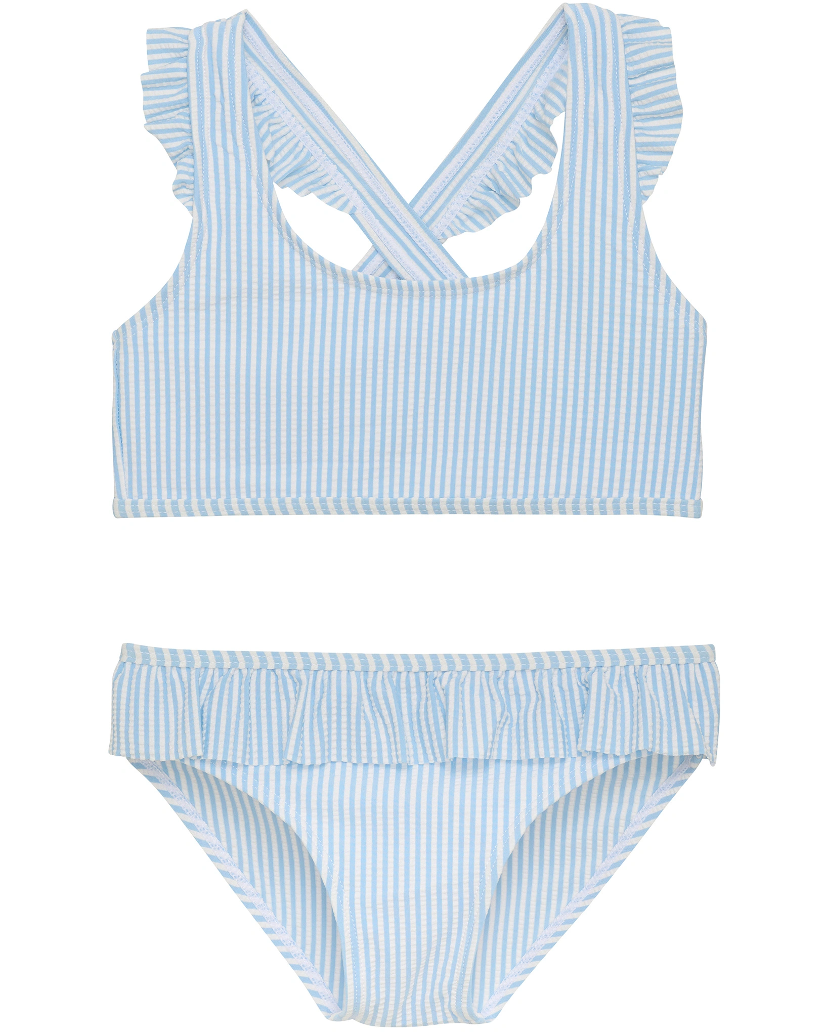 Bikini SEA SKIRT gestreift in cerulean
