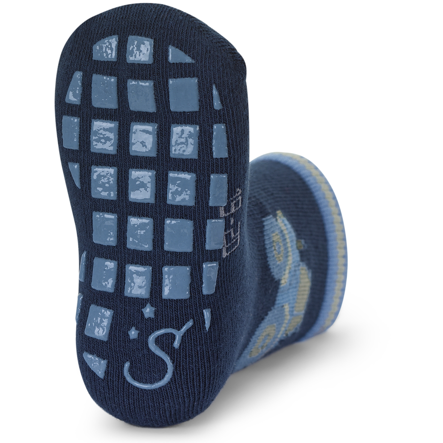 Sterntaler ABS-Söckchen Feuerwehr, 2er-Pack samtblau