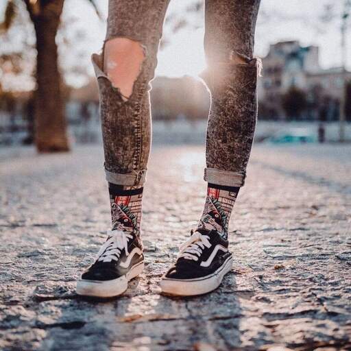 Calcetines American Socks Godzilla Mid High
