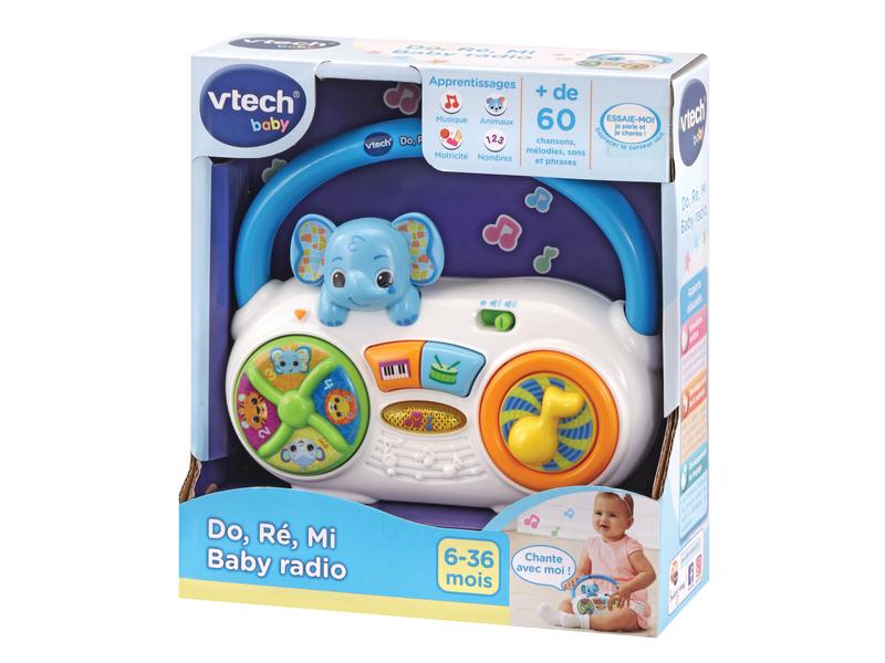 Vtech Musikspielzeug Do, ré, mi baby radio -FR- Spielradio mit verschiedenen Instrumenten und Musikstilen