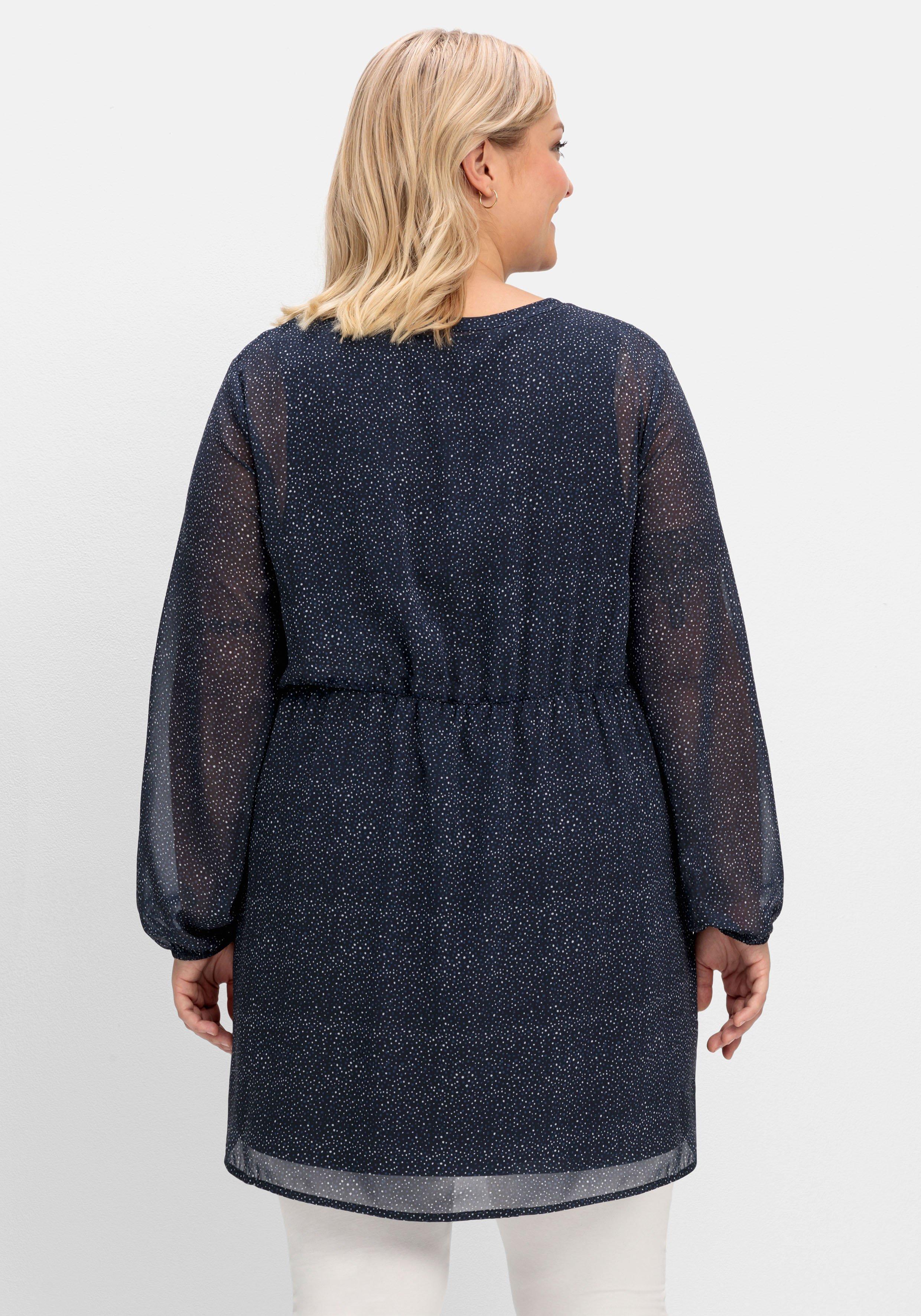 Stilltunika aus Chiffon, in Longform