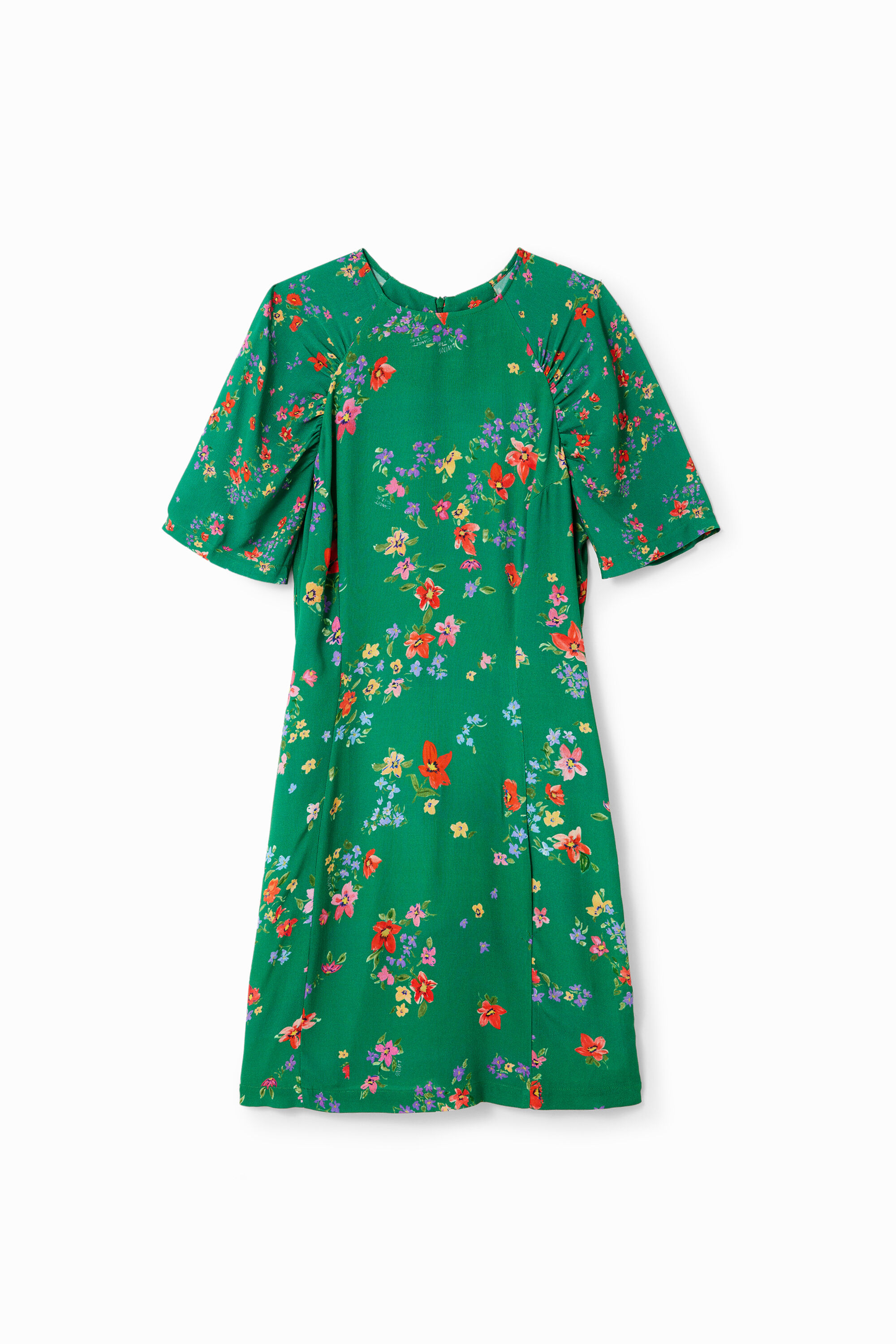 Robe courte fleurs