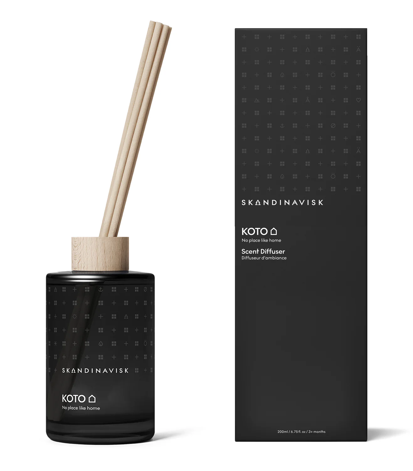 Skandinavisk  Koto diffuser, sort - 200 ml.