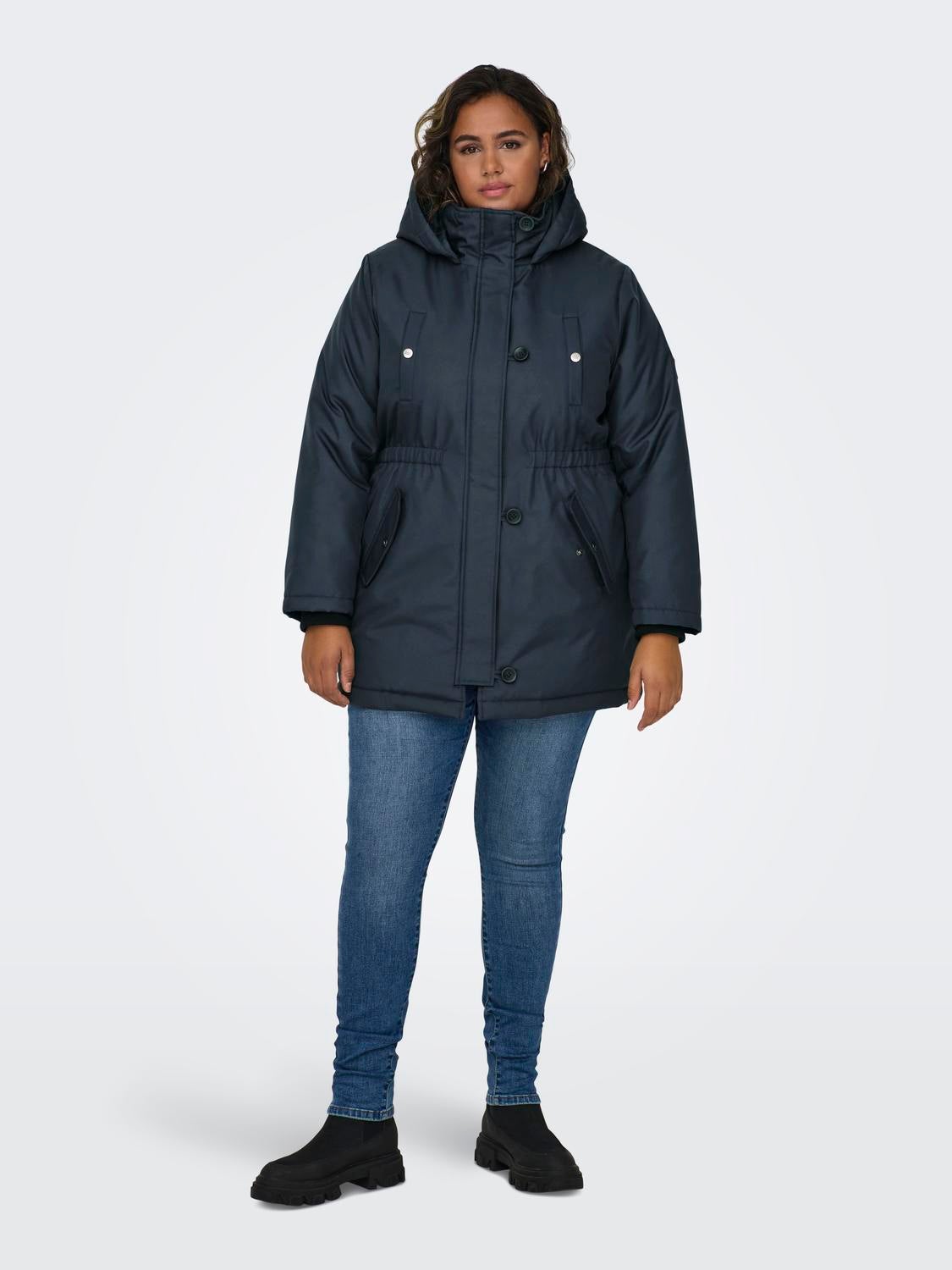 CARMIE Langer Parka India Ink