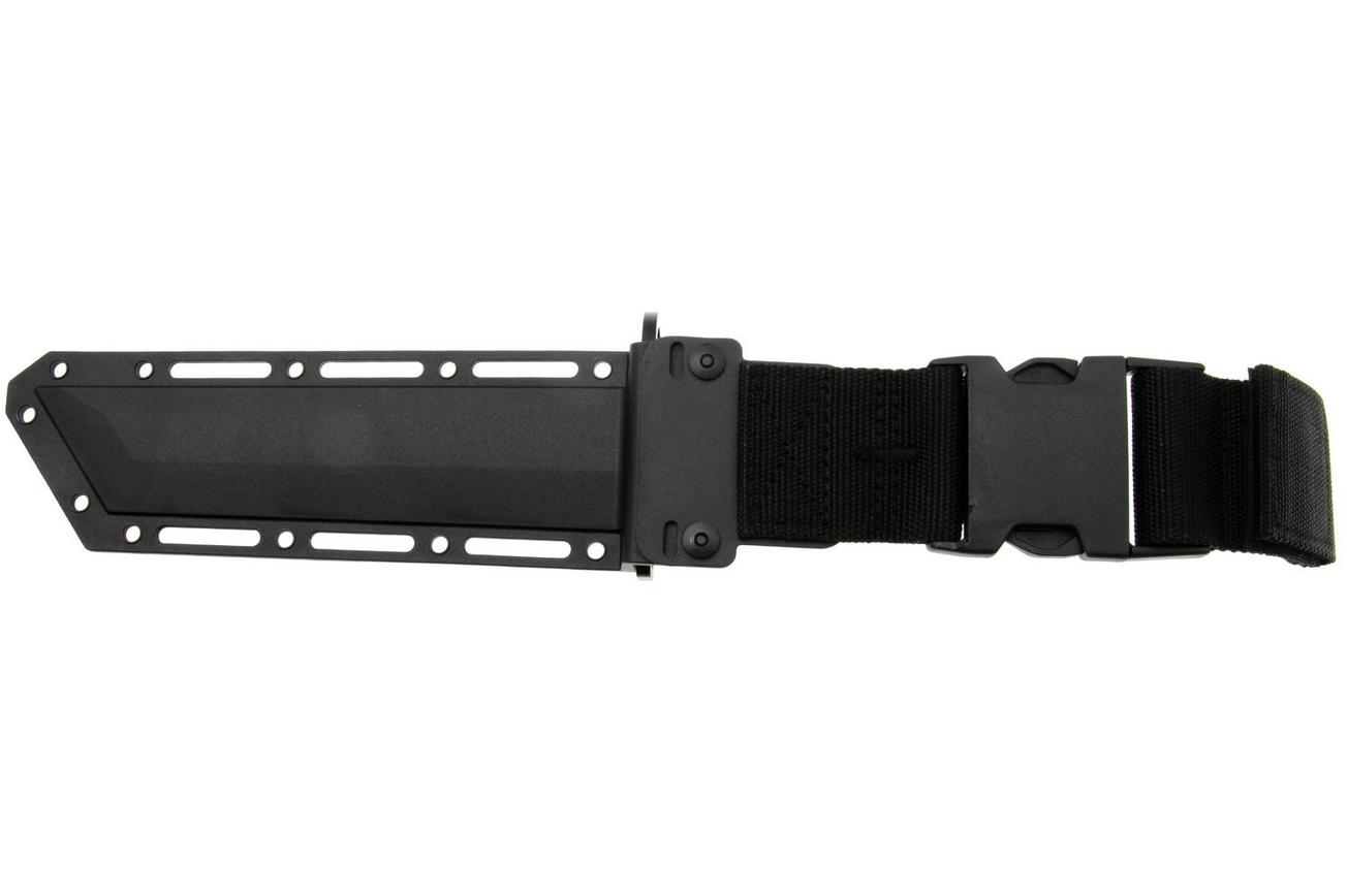 SOG BAR15T BY1003-BX, Black PVD AUS-8 Tanto, FDE G10 vaststaand mes