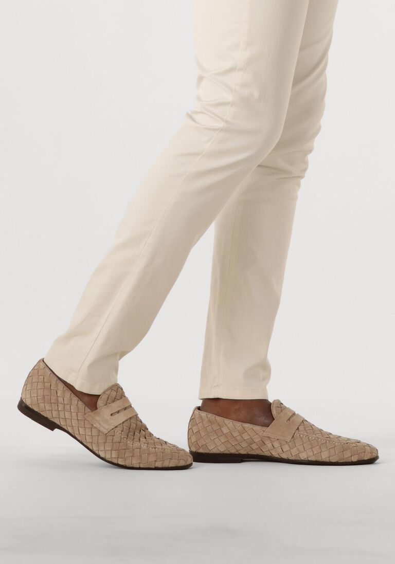 beige stefano lauran loafers 6026