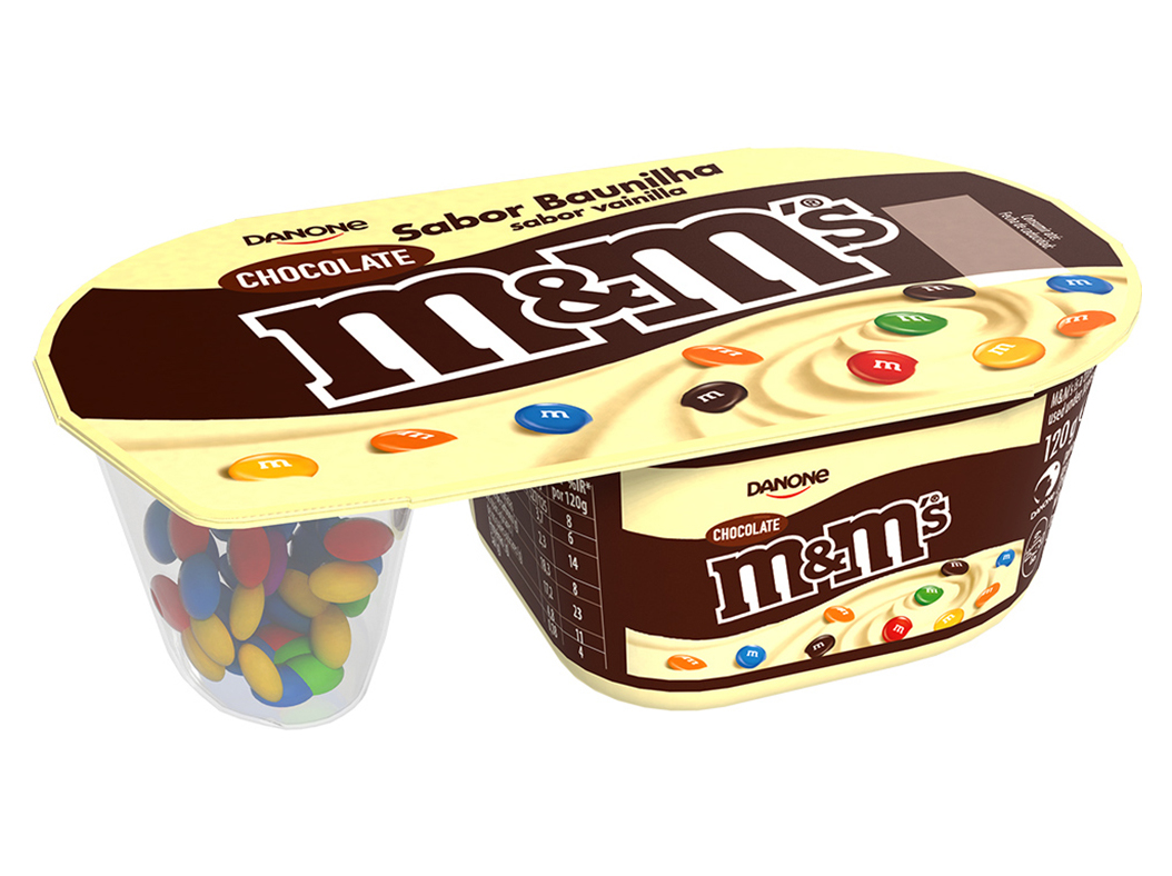 IOGURTE DANONE M&MS 120G
