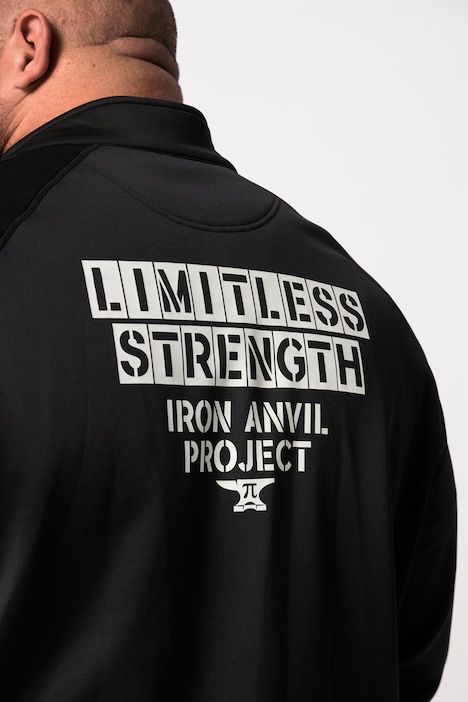 JAY-PI Sweatjacke Iron Anvil, FLEXNAMIC®, Fitness, JAY-PI x DK, Stehkragen