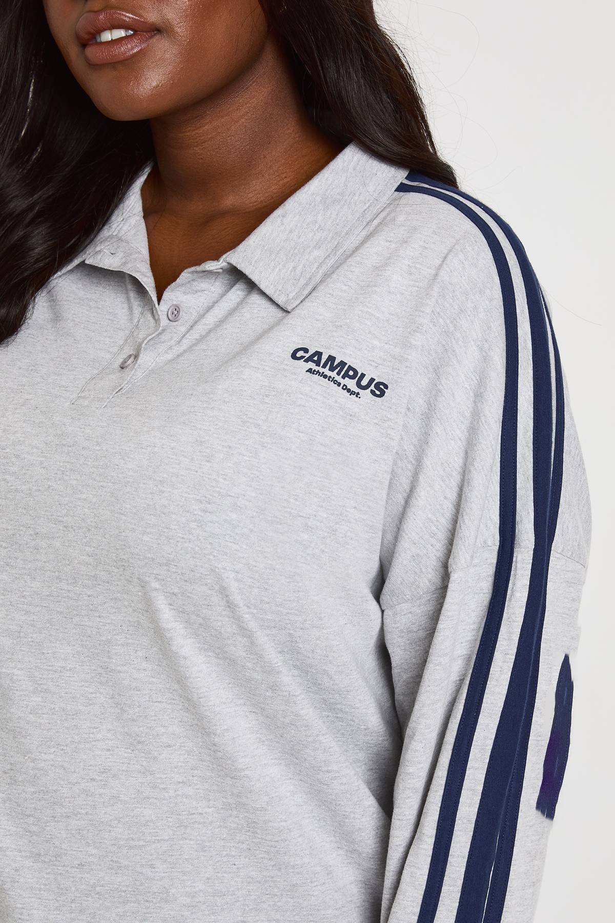 boohoo Sweat-shirt Grande Taille À Manches Longues