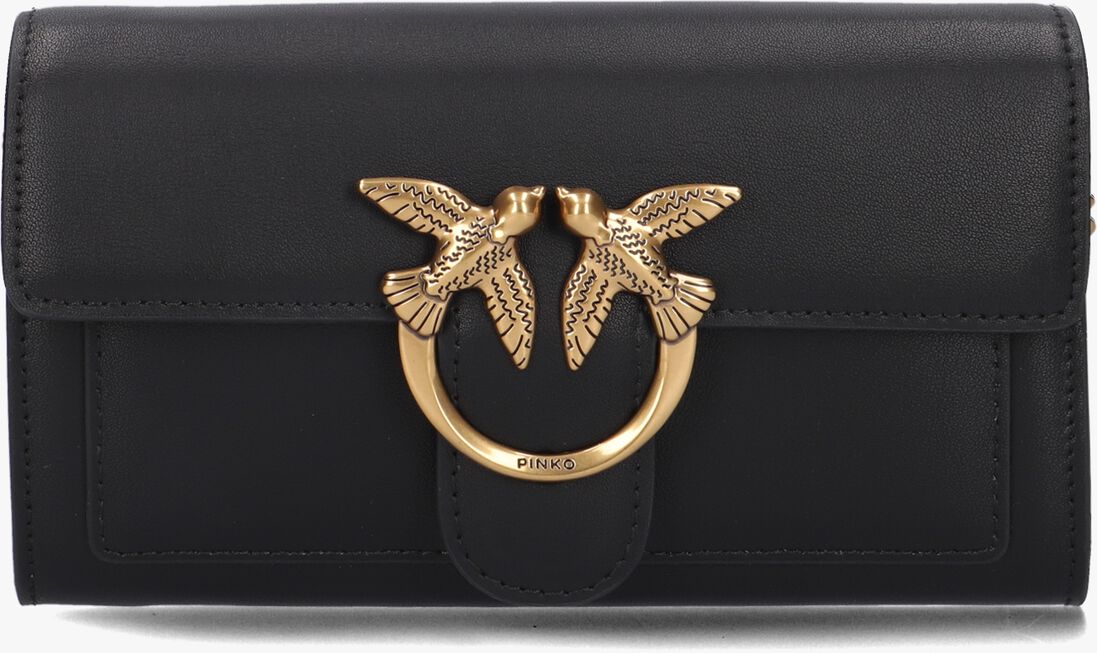 PINKO zwarte pinko schoudertas love one wallet