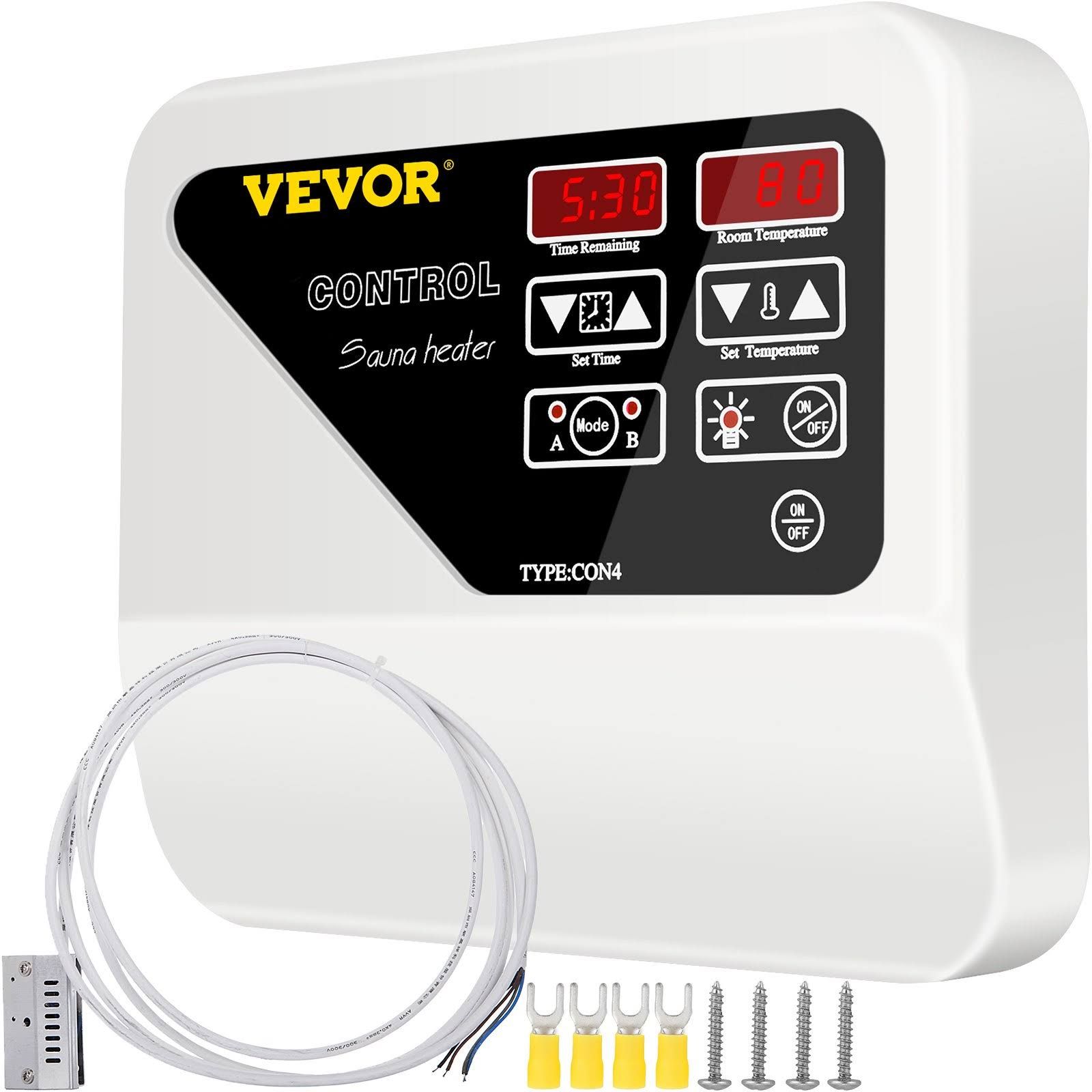 VEVOR 400 V Sauna-Heizungssteuerung Digital Controller mit externer steuerung 25 x 22 x 76 cm für Hotels und Fitnessstudios 400vsnlkzq0000001v0