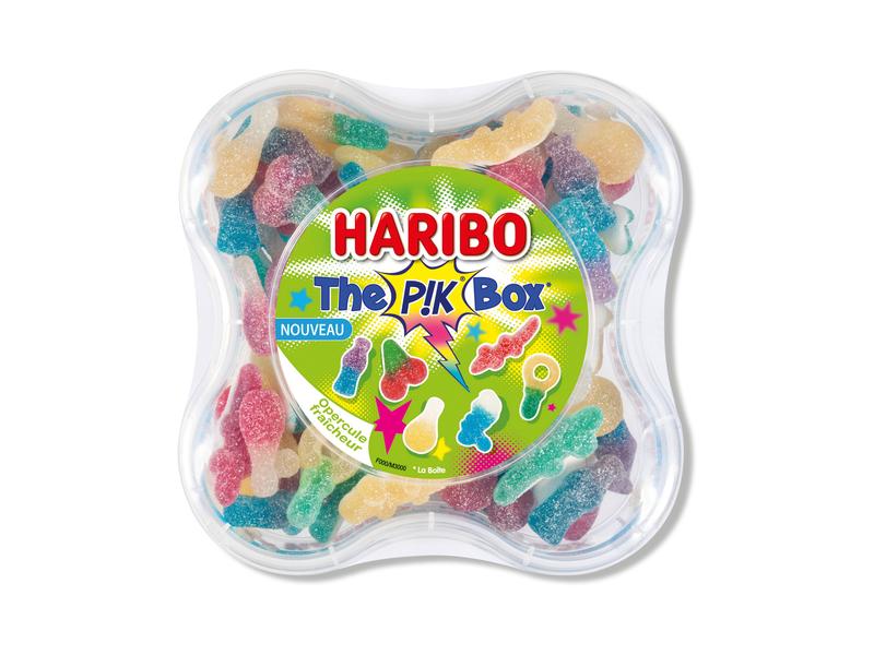 Haribo Gummibonbons Pik Box 550 g Feine Kaubonbons zum Naschen und Teilen
