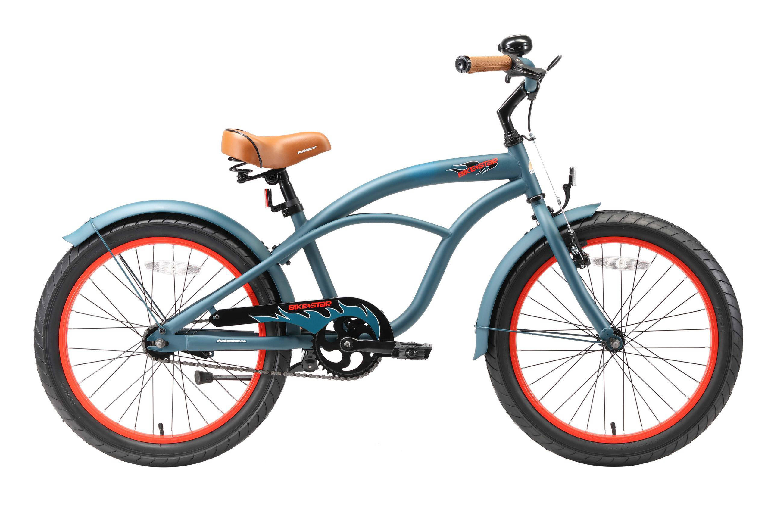 BikeStar Cruiser kinderfiets 20 inch blauw