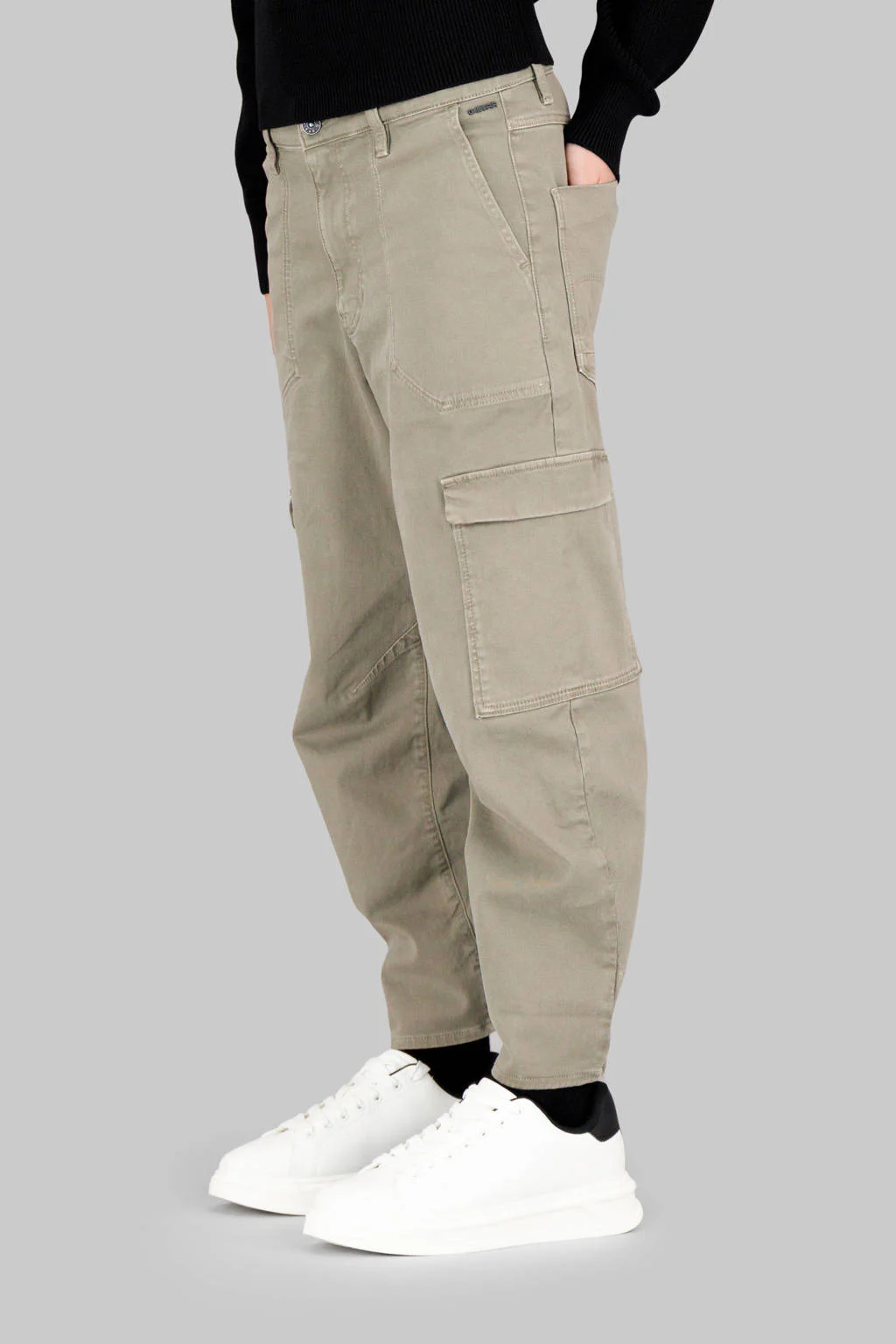 G-STAR loose cargo broek grijsgroen