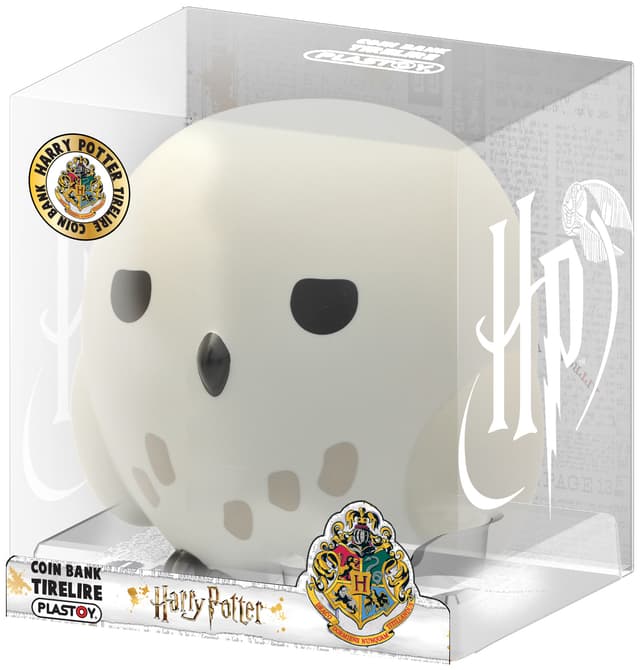 Plastoy Chibi Harry Potter Hedwig sparegris