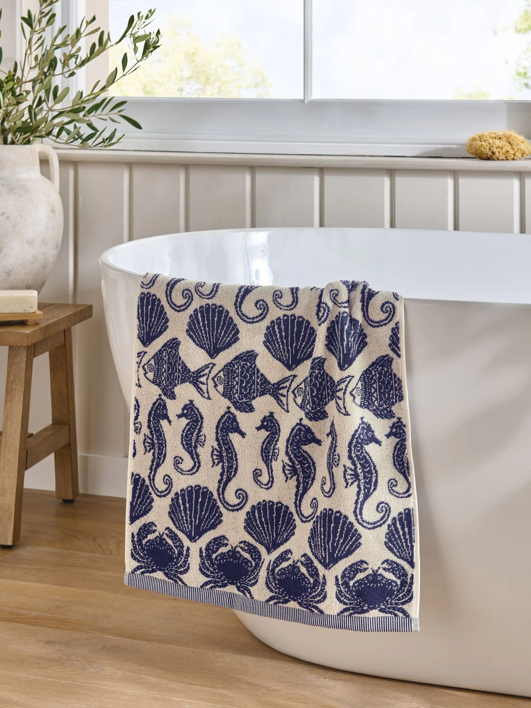 Seahorse 100% katoenen handdoek