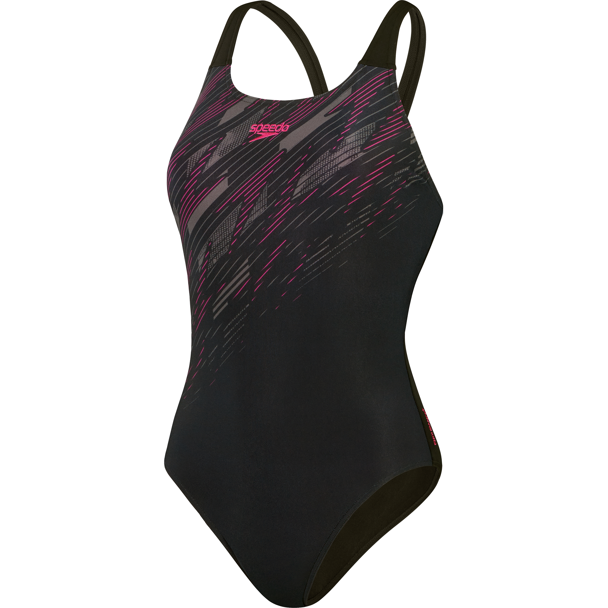 Speedo HyperBoom Placement Muscleback Badeanzug Damen schwarz