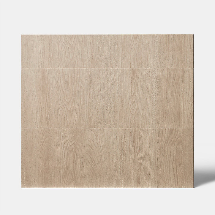 Façade de cuisine 1 tiroir et 2 casseroliers Chia décor chêne clair l. 80 cm x H. 72 cm GoodHome