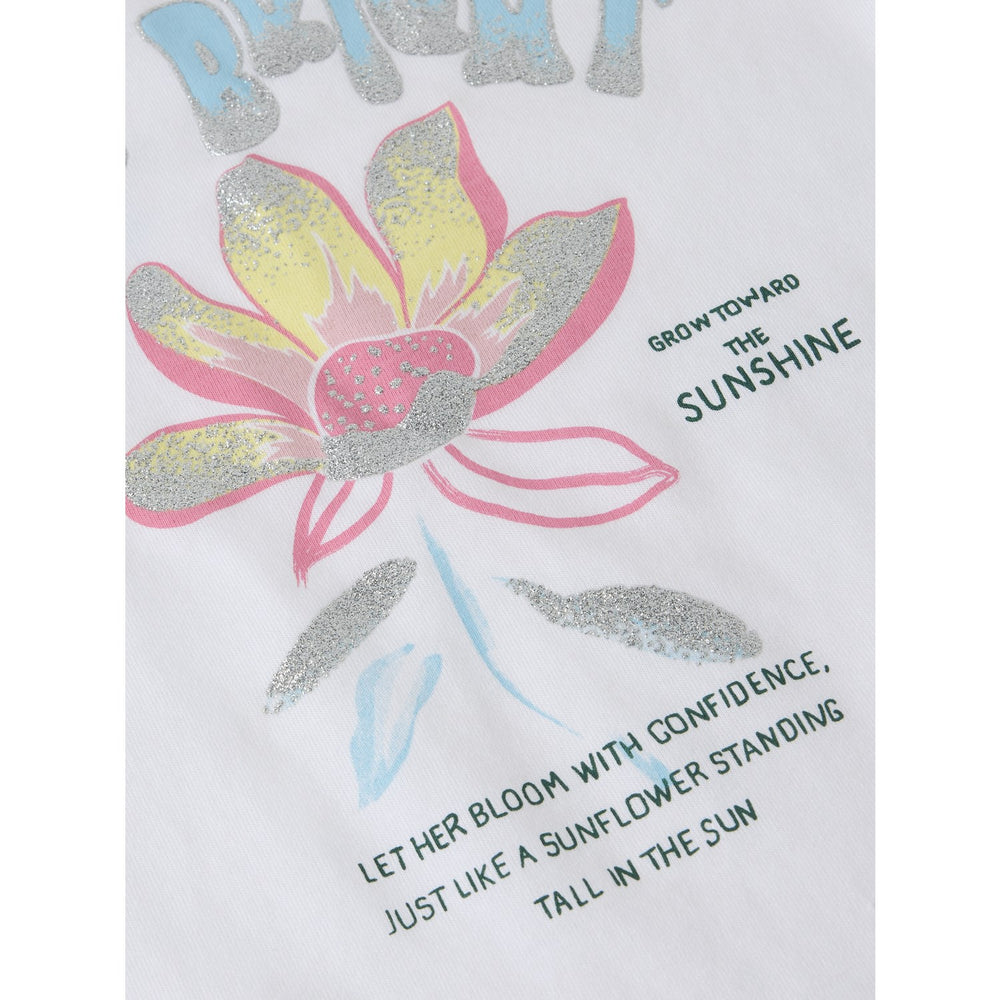 Køb Name It Bright White Nmffilina Ss Nreg Top