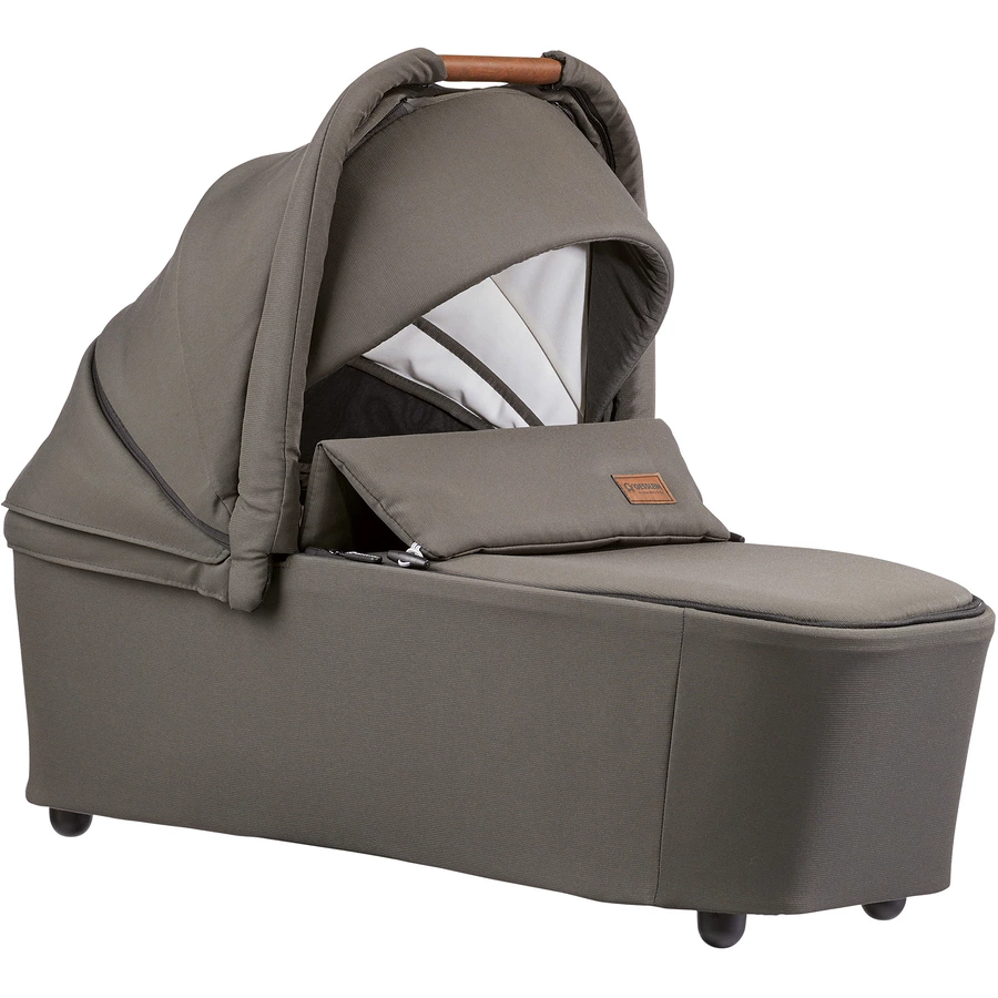 GESSLEIN Kombikinderwagen FX4 Life mit Handbremse, oliv  Blümchen