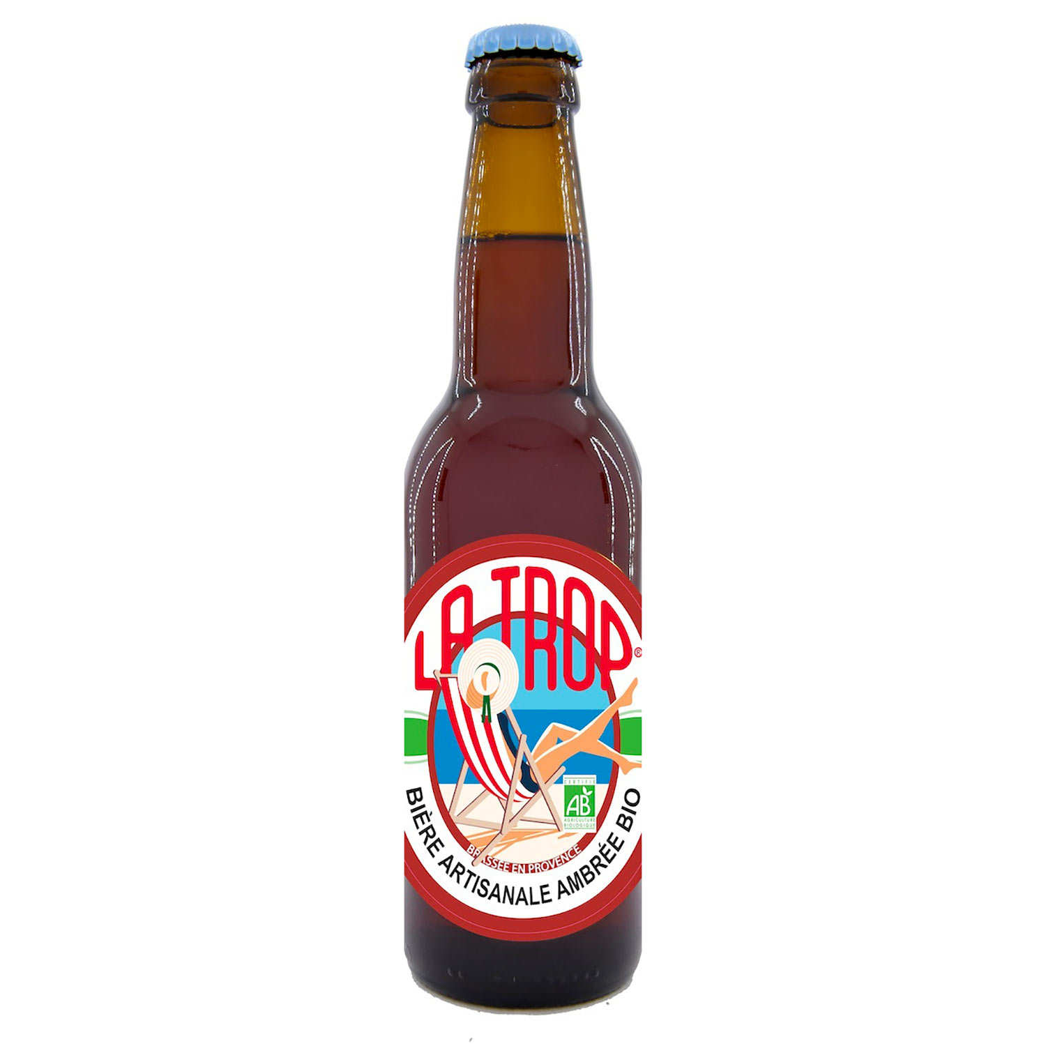 La Trop - Bière ambrée de Provence bio 6.6%