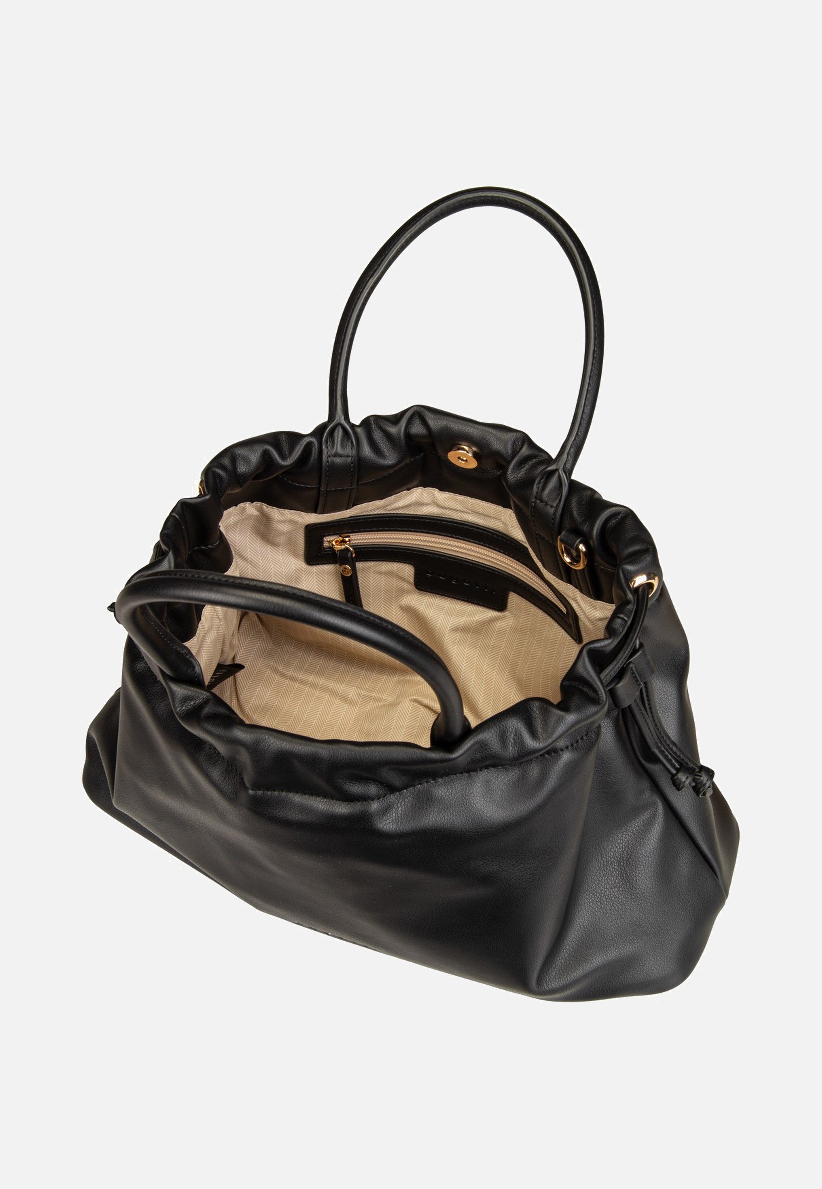 Leni Shoulder Bag L Black - Umhängetasche