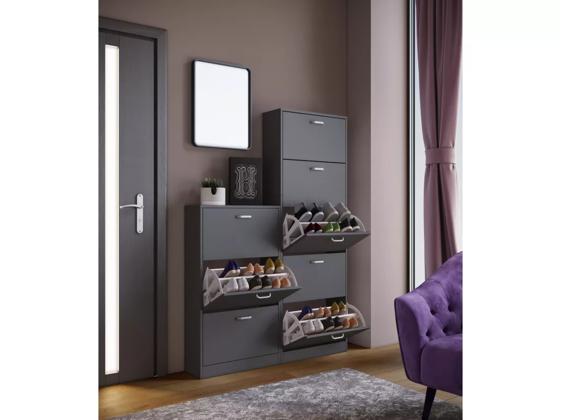 Armoire à chaussures basculante Sipos XL