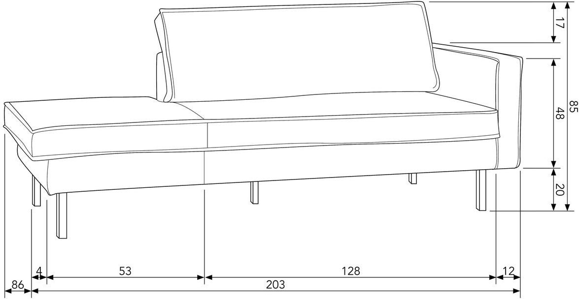 WOOOD Rodeo Daybed Right