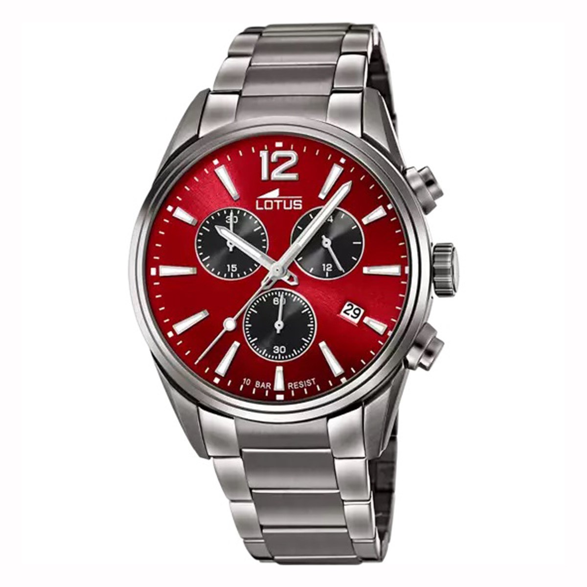 Montre Lotus cadran rouge