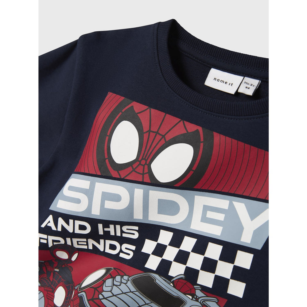 Køb Name It Navy Blazer Nmmjo Spider Nreg Sweat Unb Mar