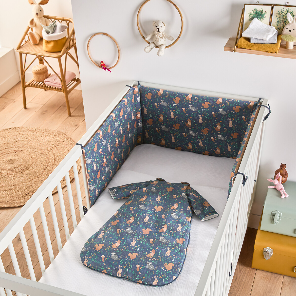LA REDOUTE INTERIEURS<br>Saco de dormir de inverno em veludo, Dans les bois