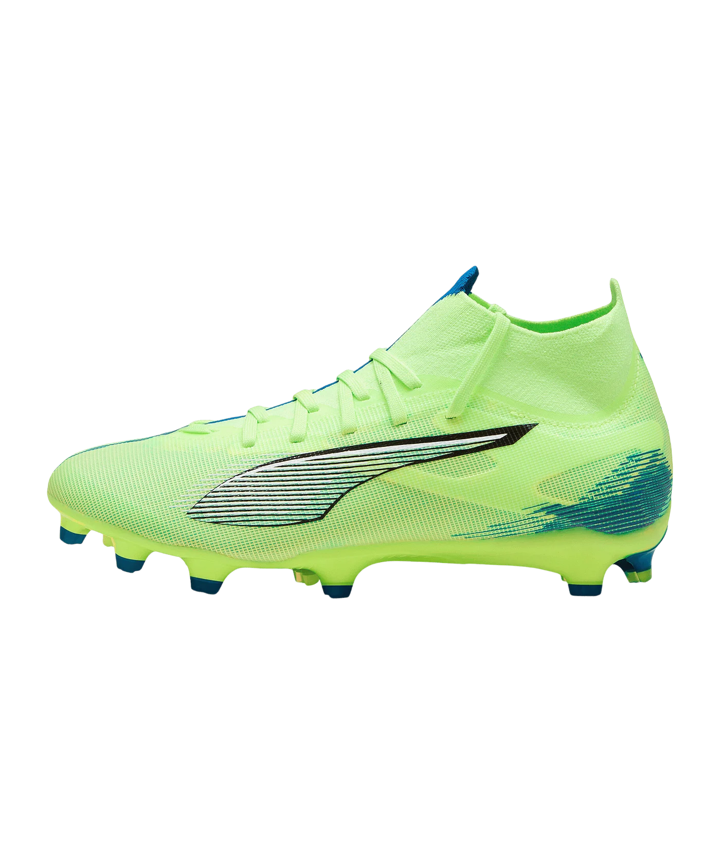 PUMA ULTRA 5 Match+ FG/AG Lights Out Damen Grün Weiss F03
