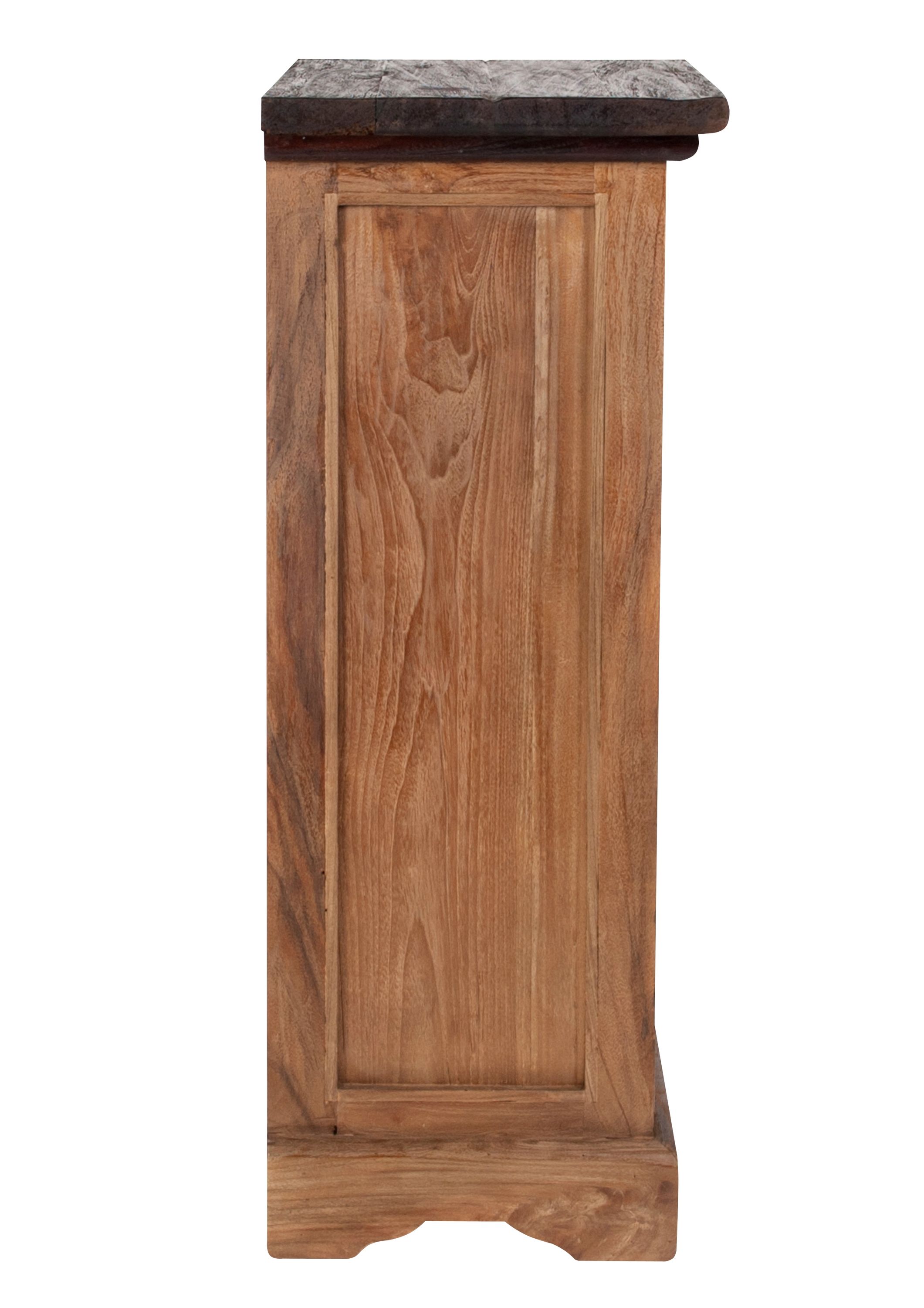 Kommode SEADRIFT Teakholz Kommode Sideboard Wohnzimmerschrank Schrank
