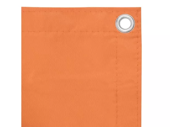 Écran de balcon Orange 75x400 cm Tissu Oxford
