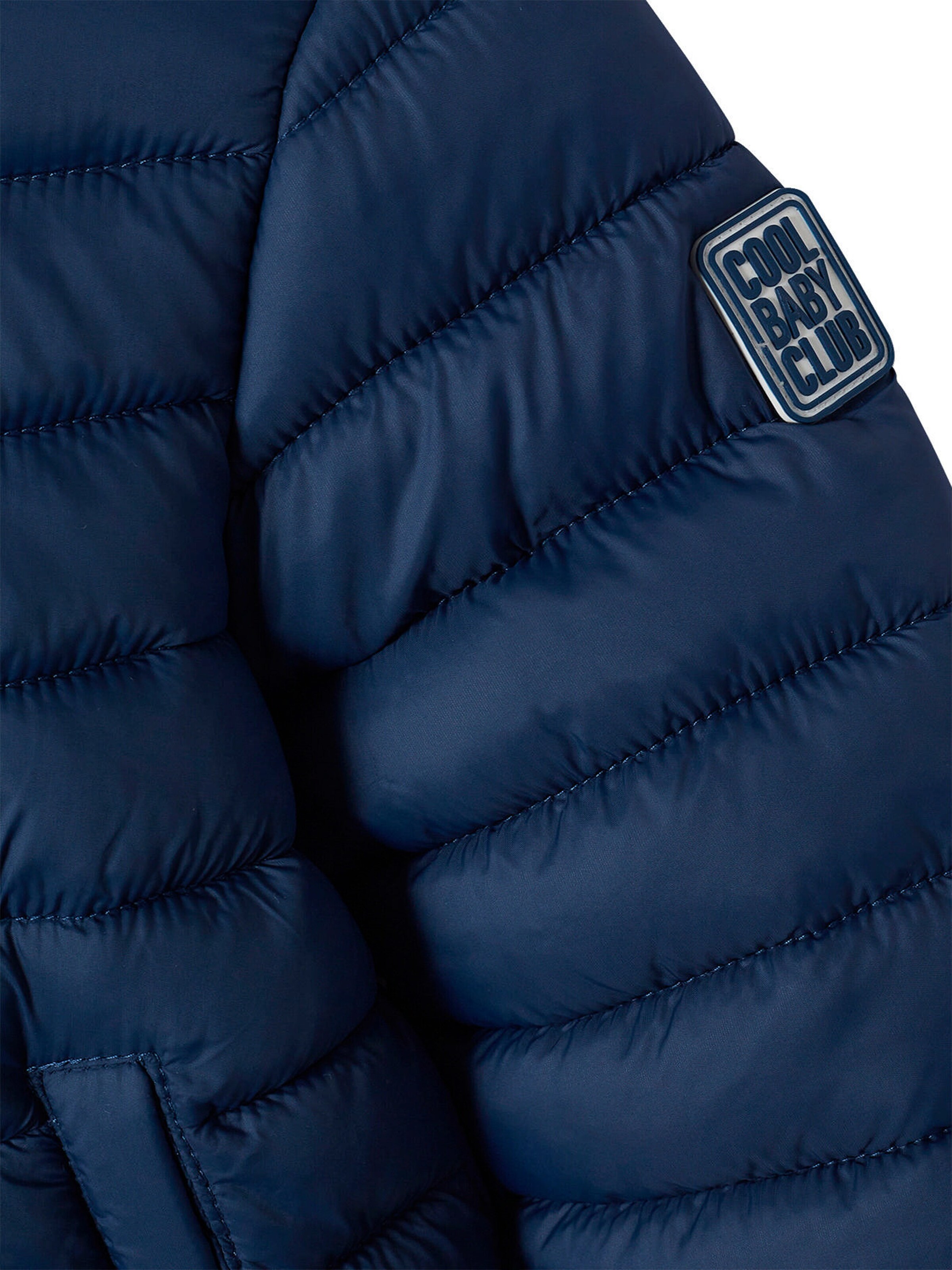 Vertbaudet Baby Light-Steppjacke mit Futter aus Recycling-Polyester dunkelblau