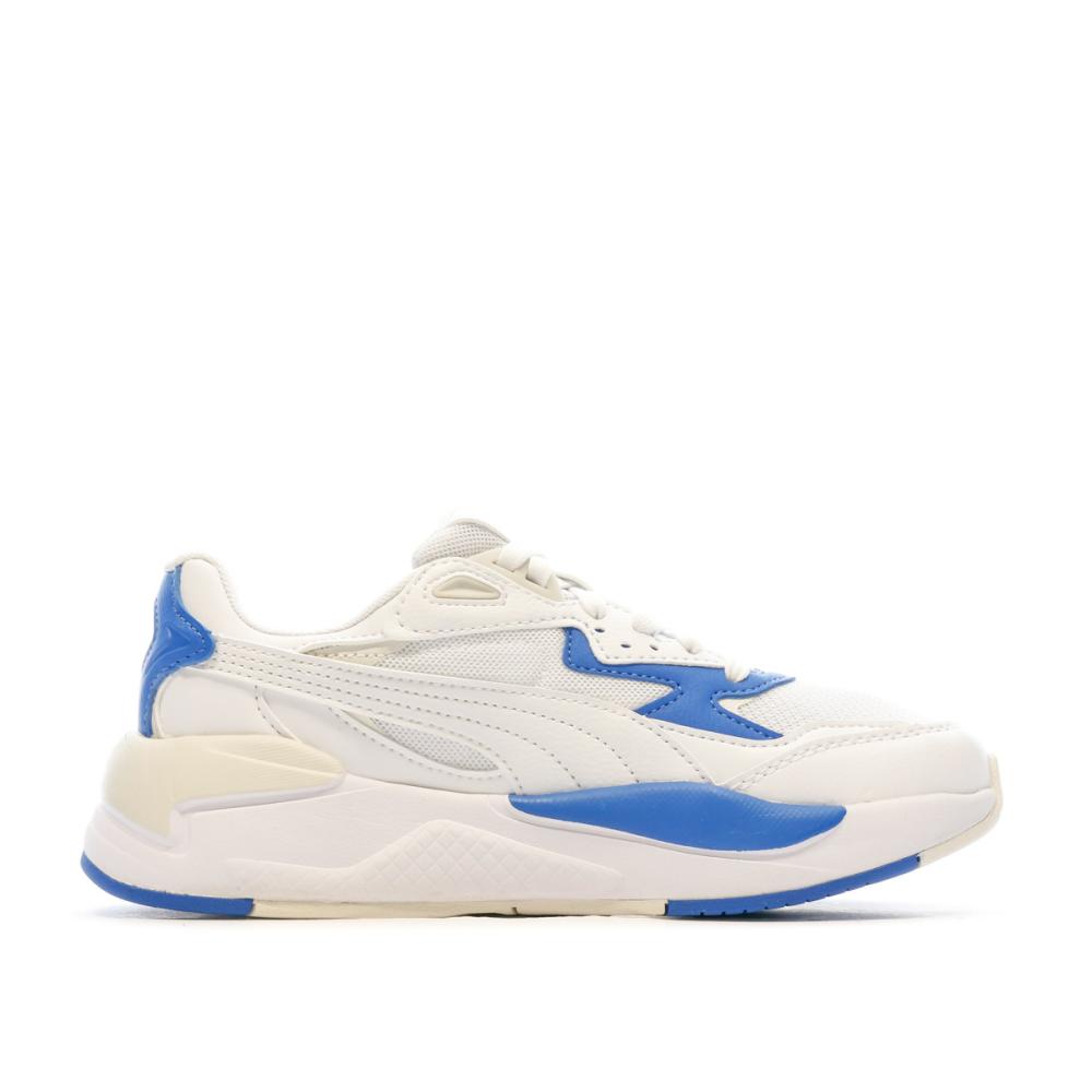 Puma Baskets Blanches/Bleu Garçon Puma X-Ray Speed
