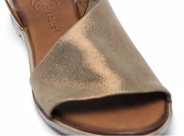 Lune et l autre nu pieds plats femme sandra kaki