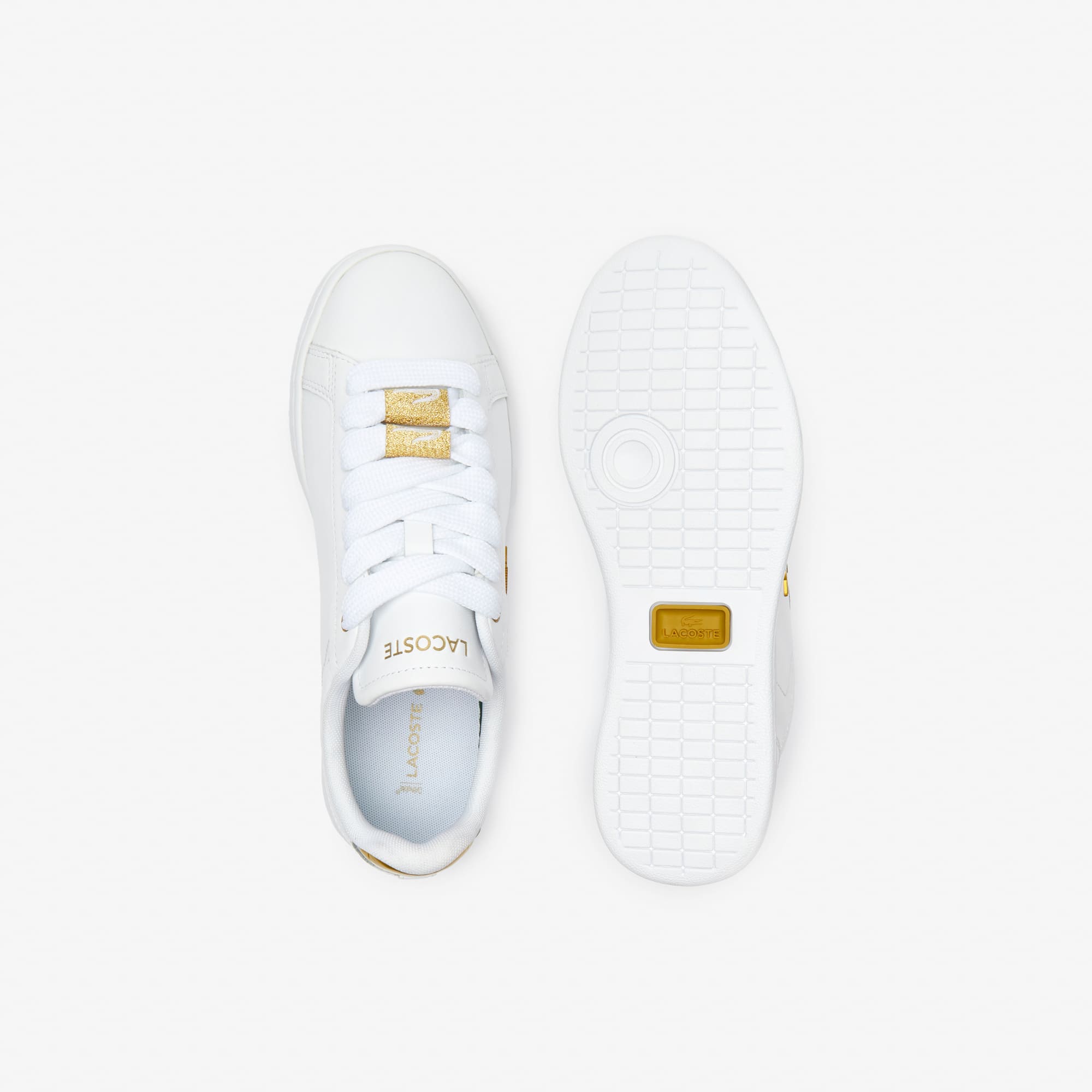 Sneakers Carnaby Pro femme Lacoste en cuir avec détail métallique Sneakers - Blanc - Lacoste - Femme